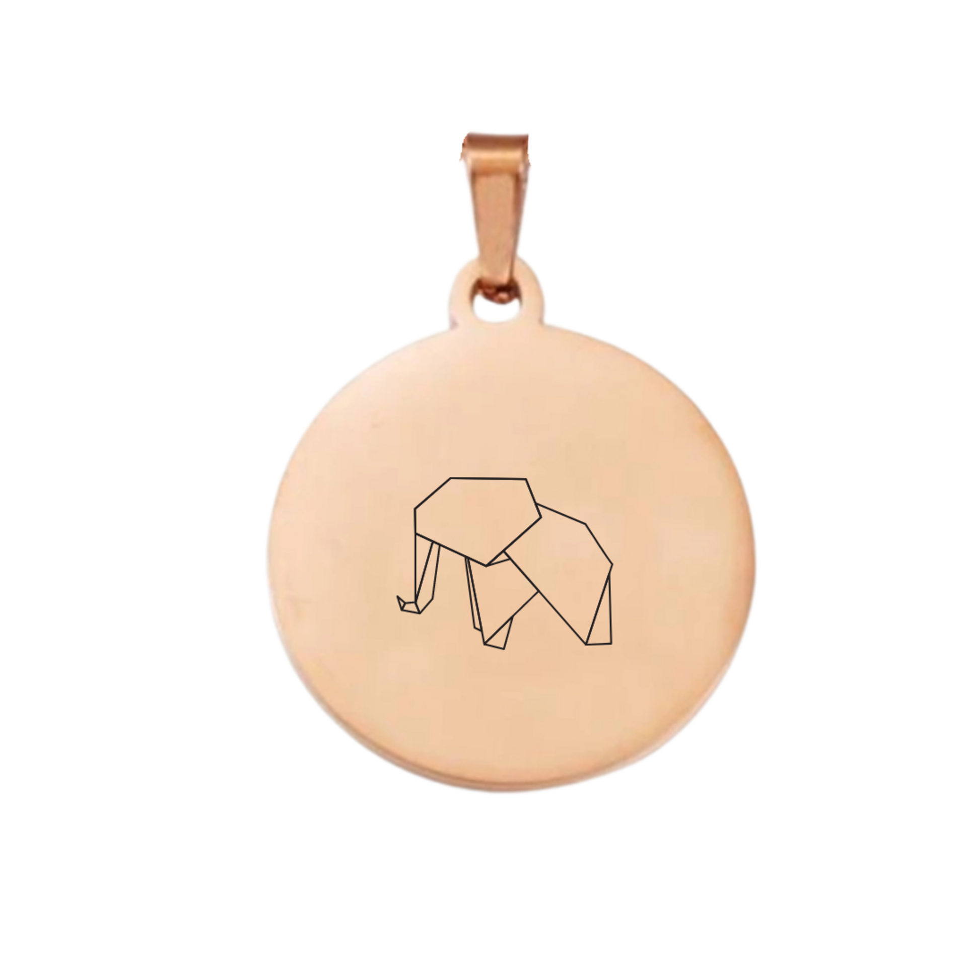 Colgante "Sphère" mini (imagen simple grabado a una cara) - 4