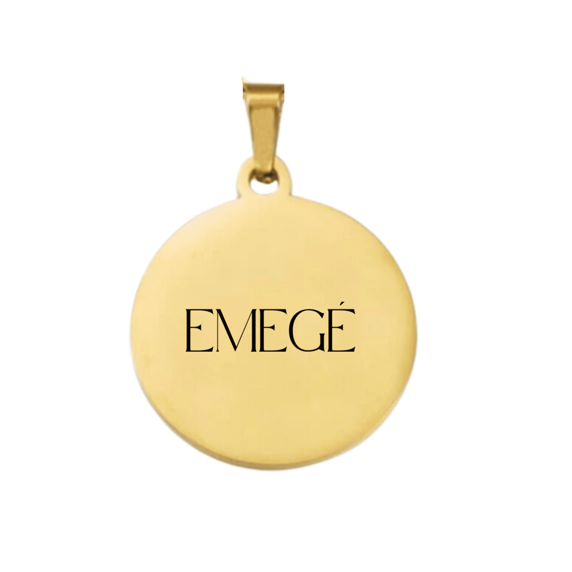 Colgante "Sphère" mini (letra láser grabado a una cara) - 3
