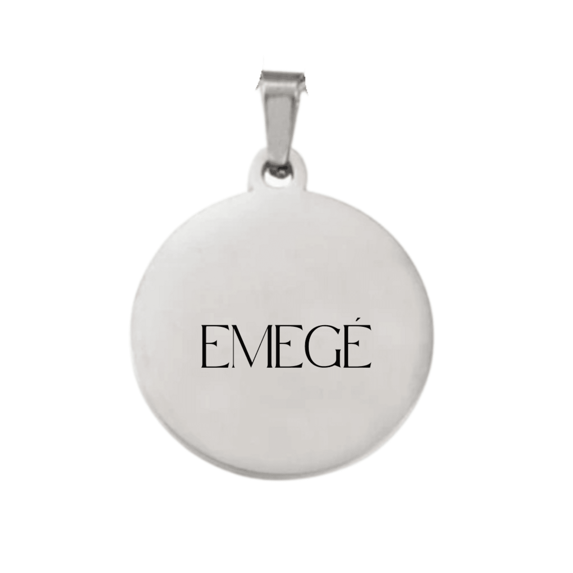 Colgante "Sphère" mini (letra láser grabado a una cara) - 4