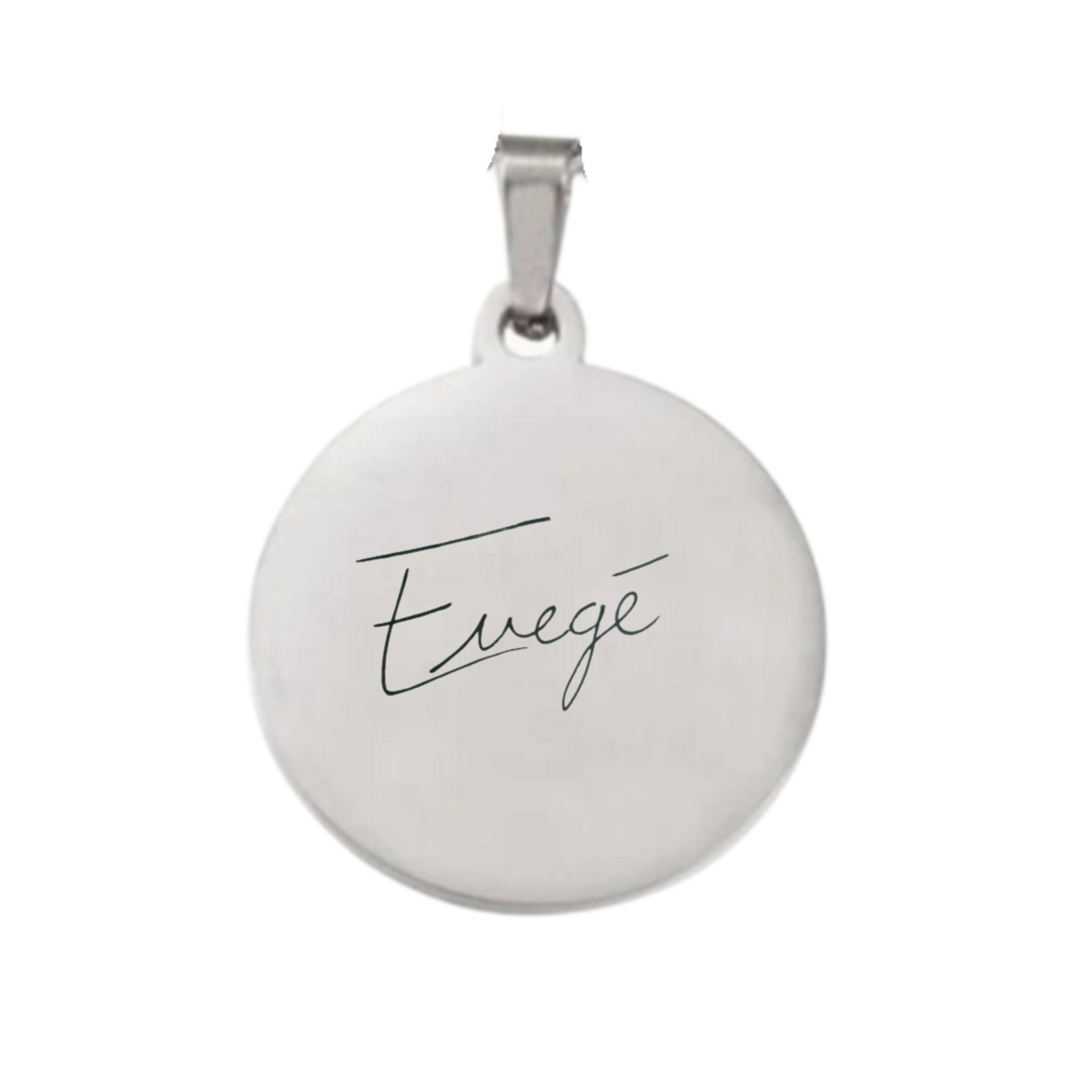 Colgante  "Sphère" (con  letra manuscrita o imagen simple, grabado a una cara) - 2