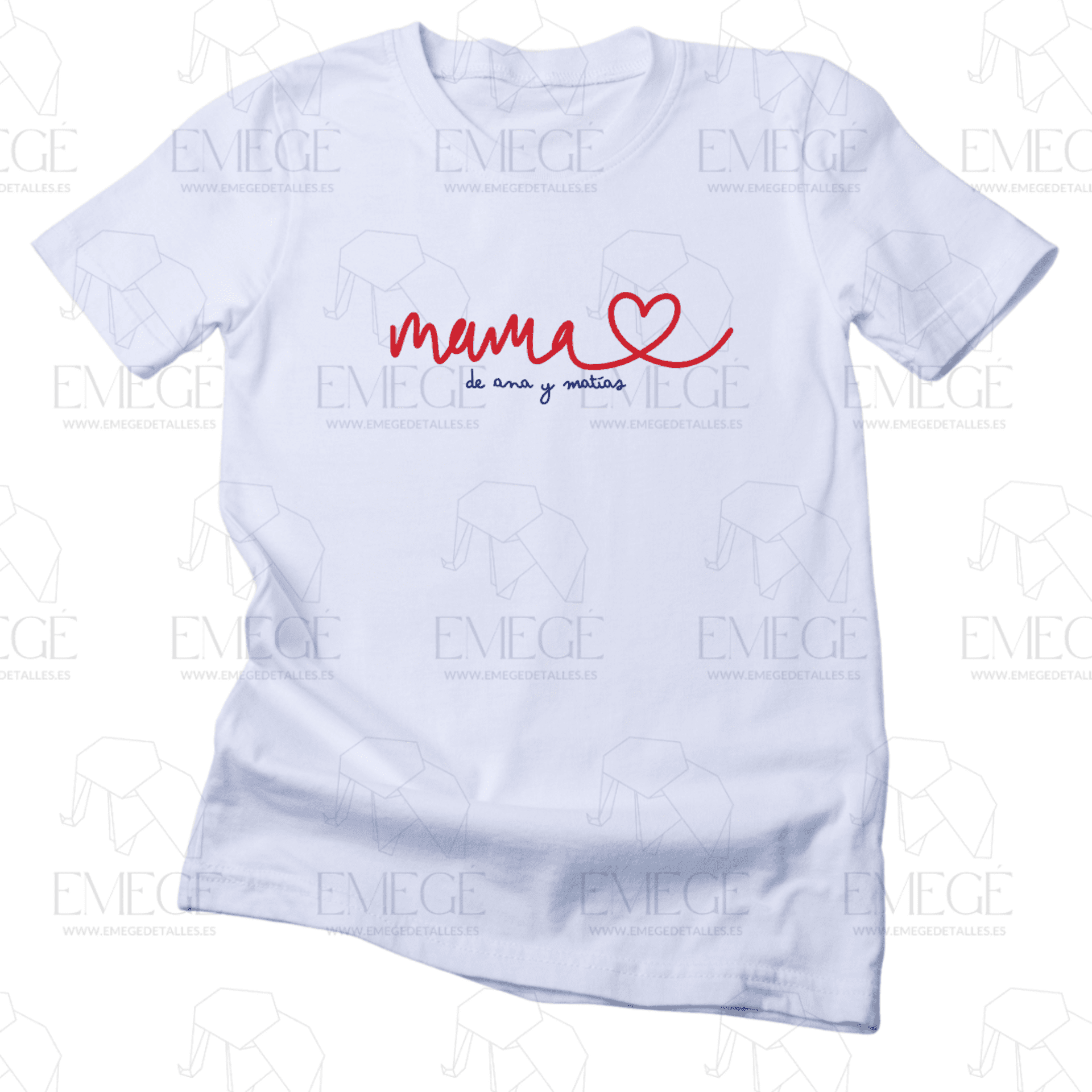 Camiseta "Corazón de mamá" Col. Mamá 2025 - 2