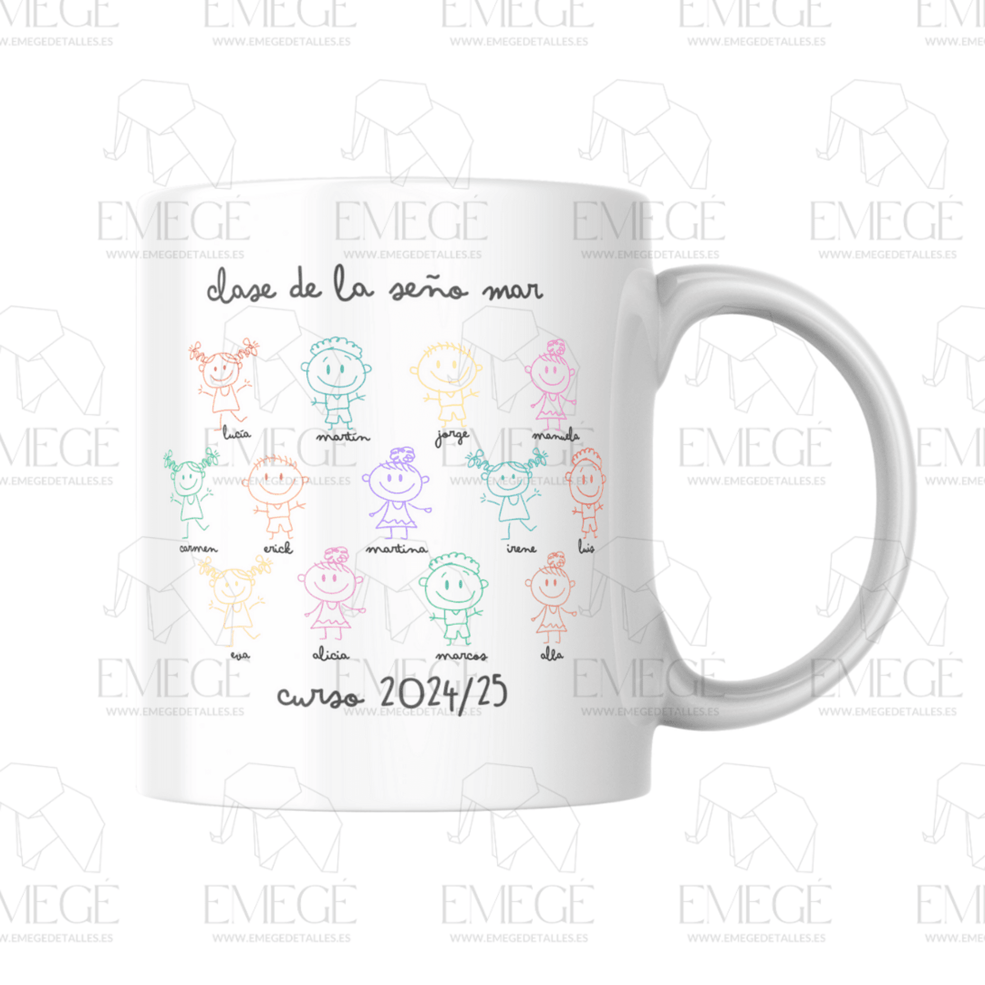 Taza dibujos Col. Gracias Profe - 4