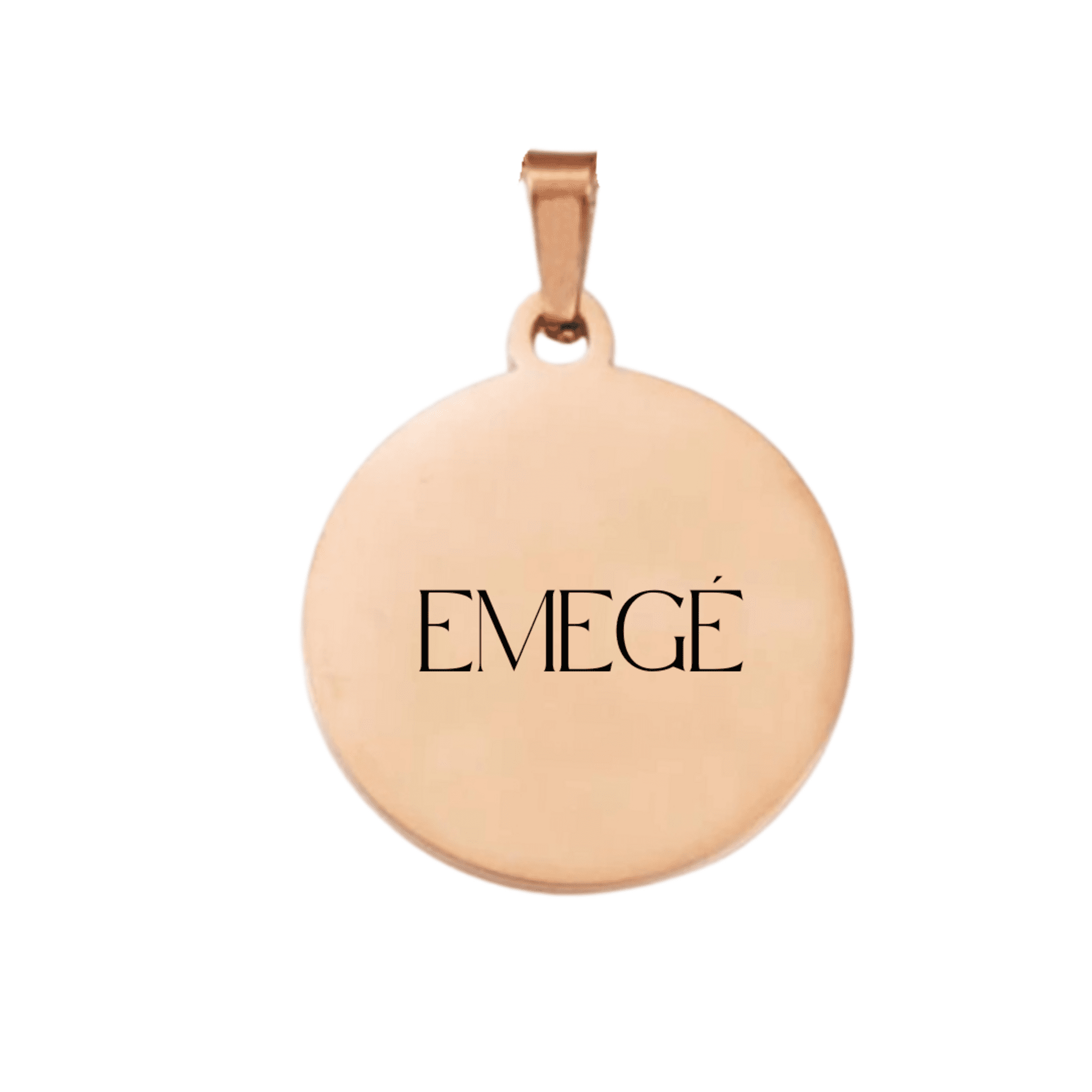 Colgante "Sphère" mini (letra láser grabado a una cara) - 2