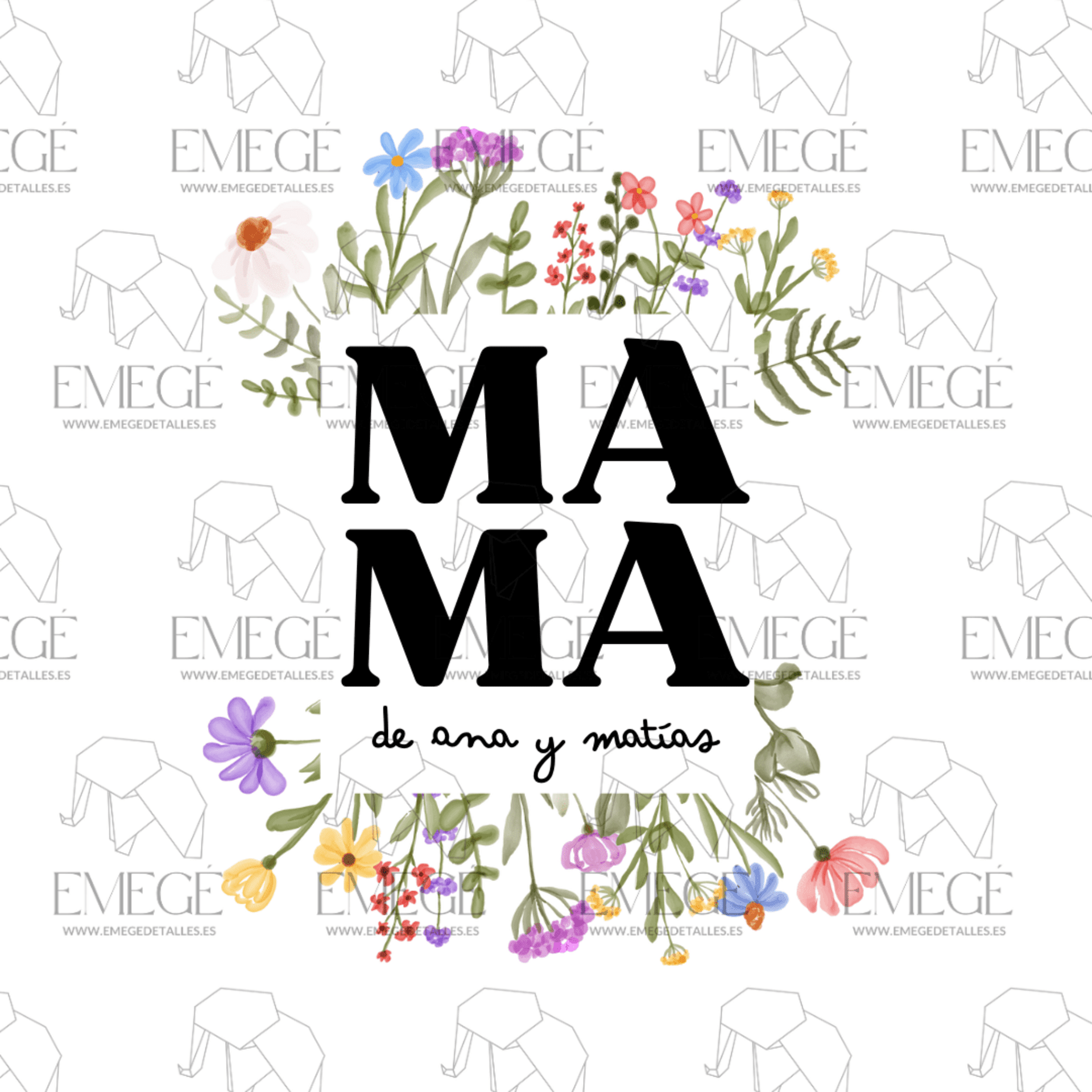 Camiseta "Flowers" Col. Mamá 2025 - 3