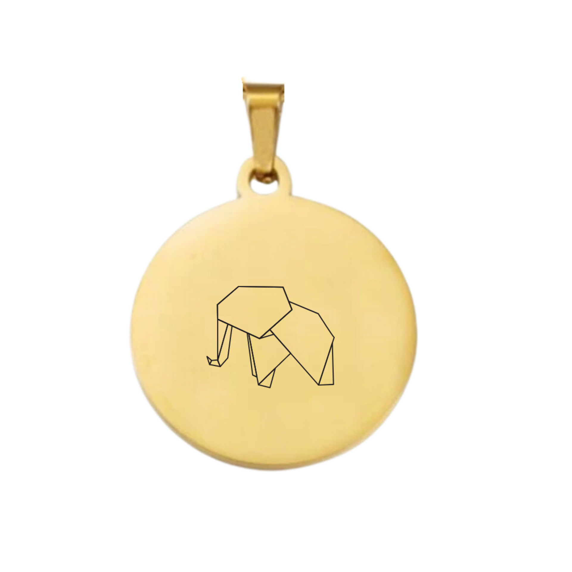 Colgante "Sphère" mini (imagen simple grabado a una cara) - 2