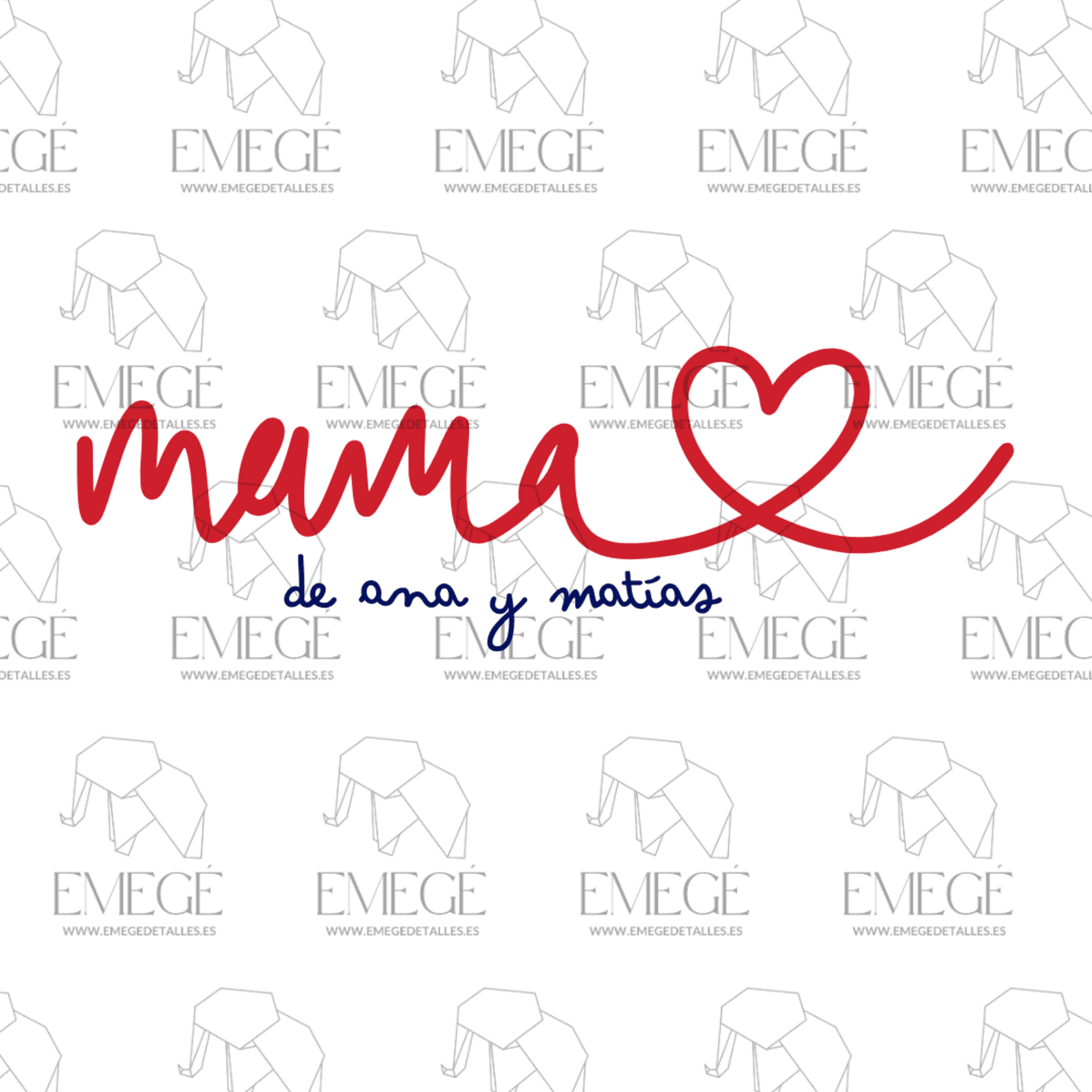 Camiseta "Corazón de mamá" Col. Mamá 2025 - 3