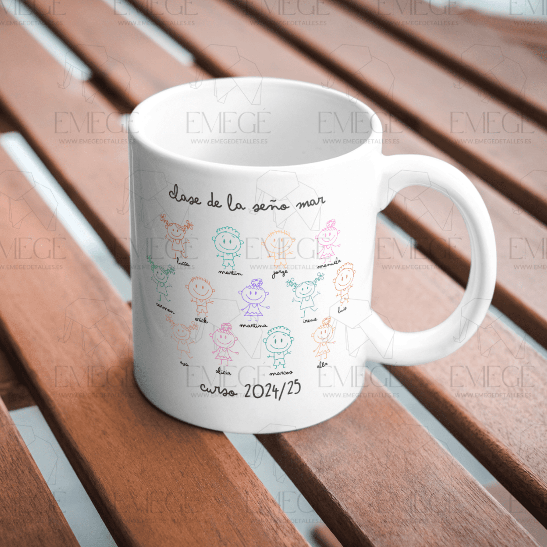Taza dibujos Col. Gracias Profe - 2